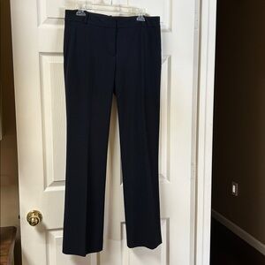Talbots Navy Signature Straight Leg Pants Size 8